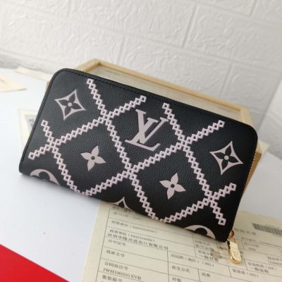 Alternative view of Replica Louis Vuitton Monogram Empreinte Broderies Zippy Wallet M81141