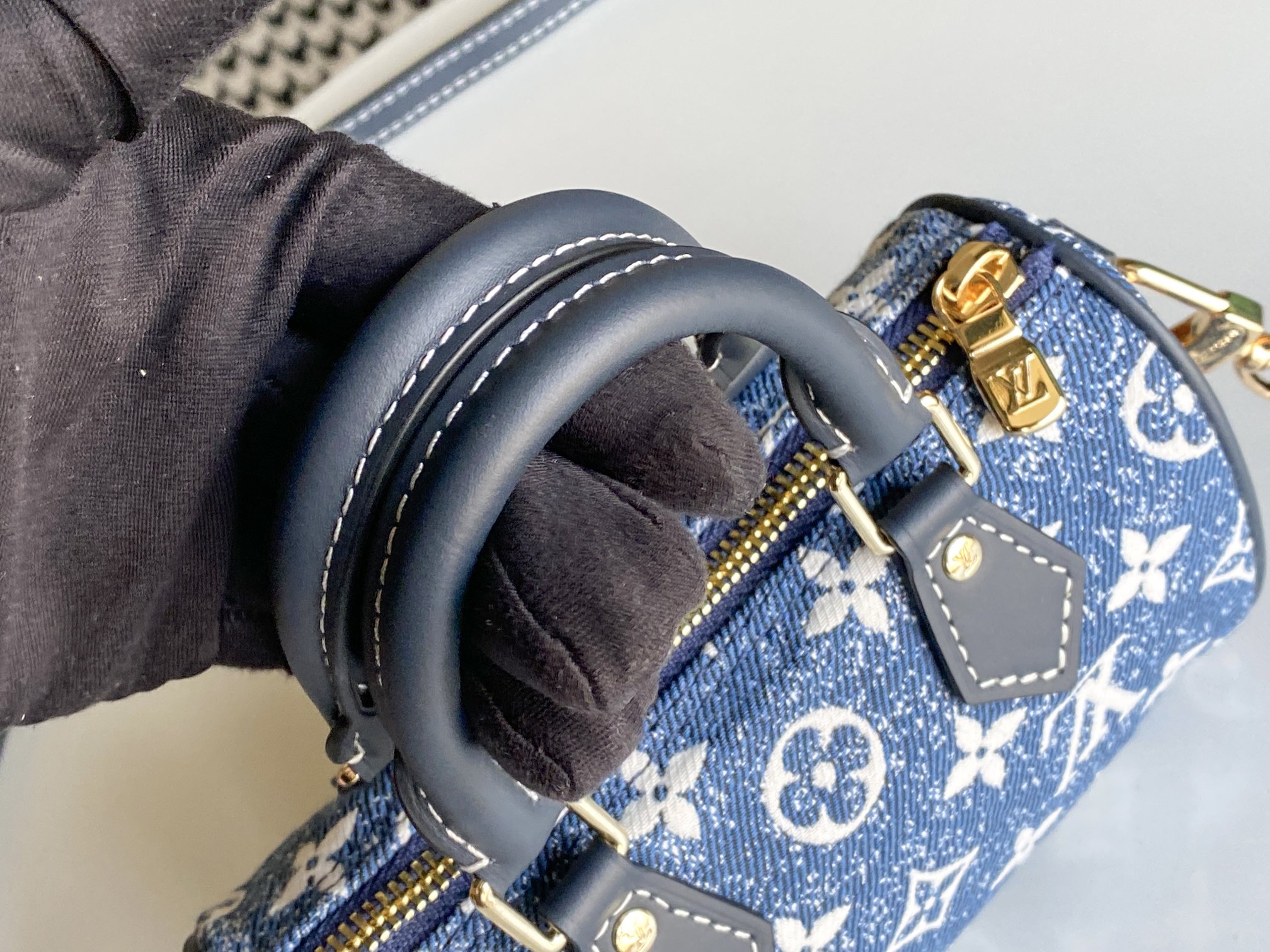 Replica Louis Vuitton Nano Speedy Denim - Image 5