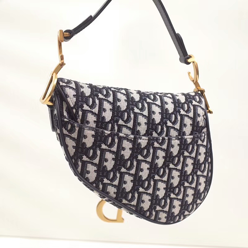Replica Dior Mini Oblique Saddle Bag - Image 6