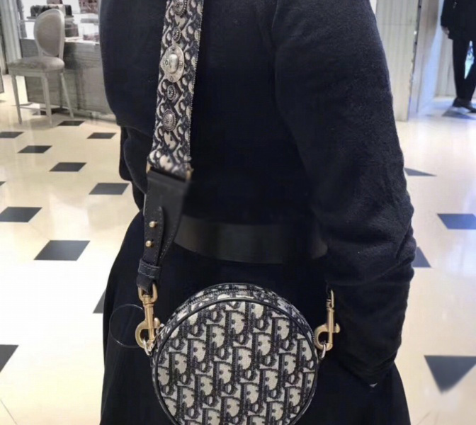 Replica Dior Oblique Canvas Baby Ball Bag