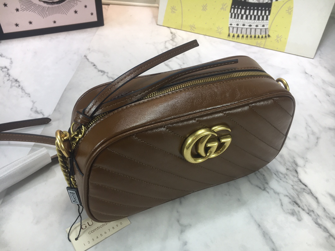 Replica Gucci Marmont Small Matelasse Shoulder Bag 447632 - Image 11