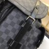 Best Replicas Bags - Louis Vuitton AAA-CHRISTOPHER PM N41379 Plaid Black Best Louis Vuitton LV Replica Bags On Sales