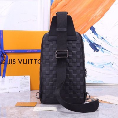 Alternative view of Replica Louis Vuitton Avenue Sling Bag Black N41720