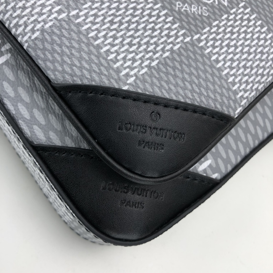 Replica Louis Vuitton Trio Messenger M69443 Black/Silver - Image 11
