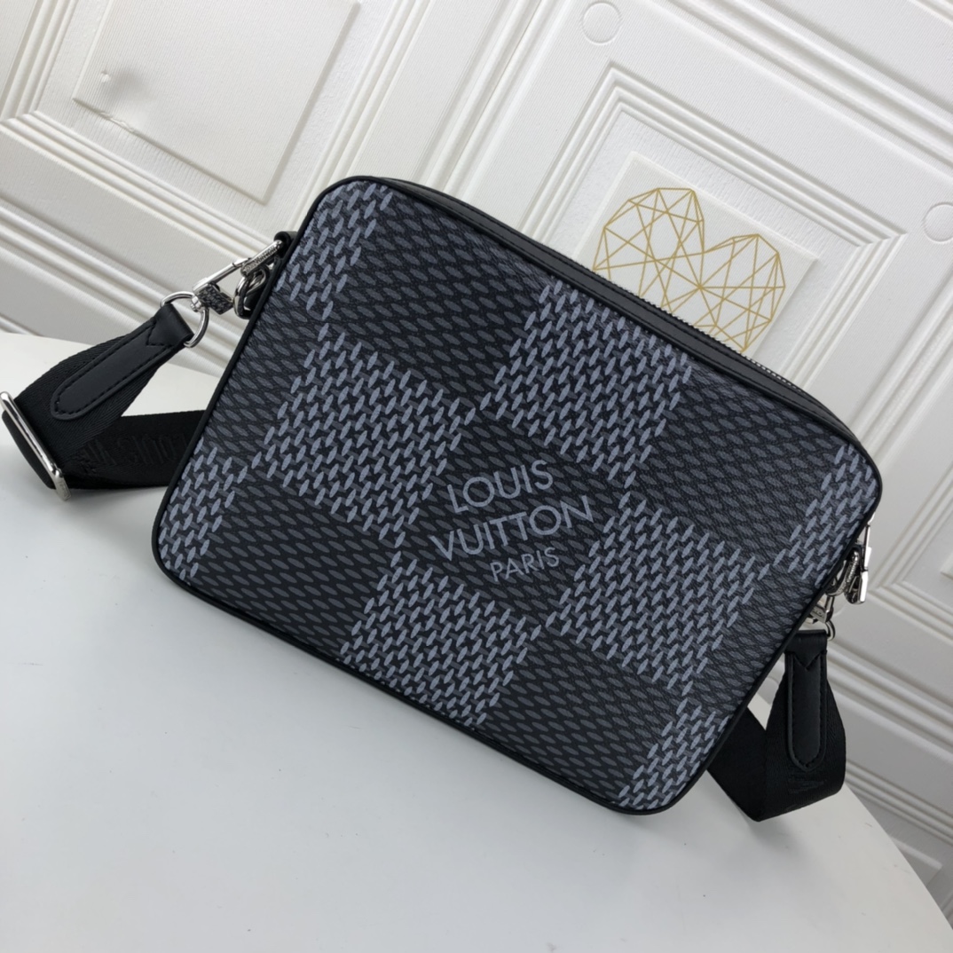 Replica Louis Vuitton Trio Messenger M69443 Black/Silver - Image 6