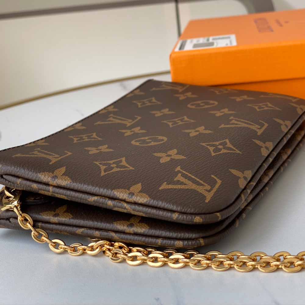 Replica Louis Vuitton Double Zip Pochette N60254 - Image 14