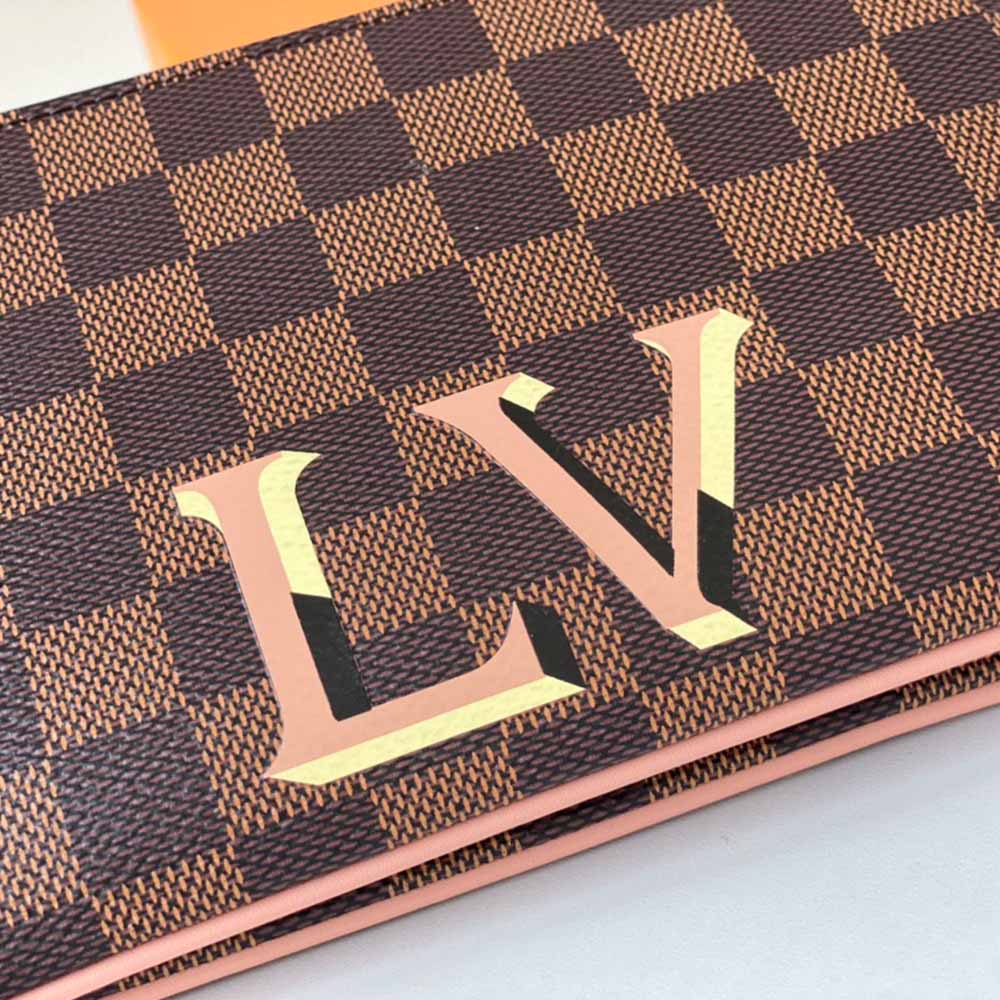 Replica Louis Vuitton Double Zip Pochette N60254 - Image 4