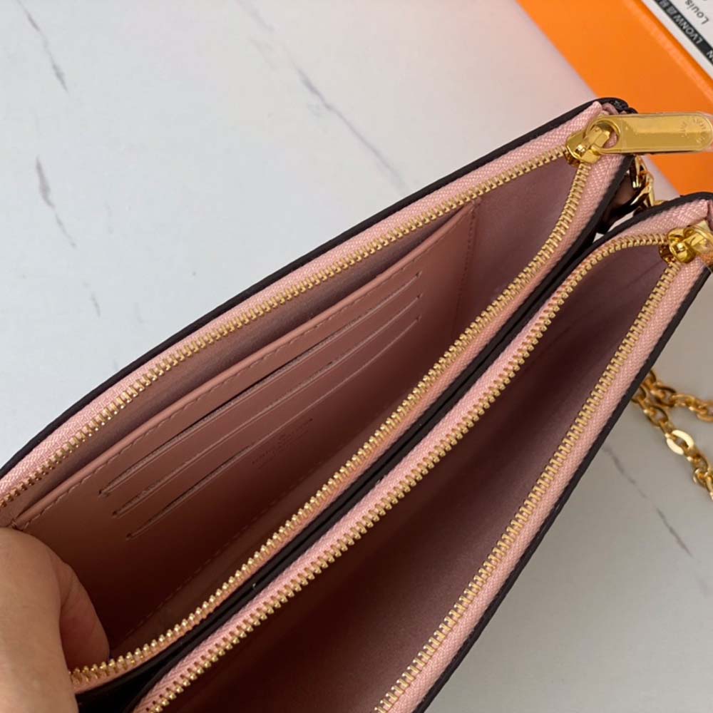 Replica Louis Vuitton Double Zip Pochette N60254 - Image 10