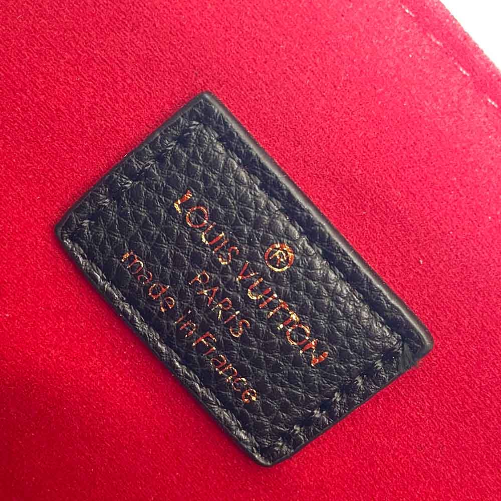 Replica Louis Vuitton Lockme Shopper M57346 Beige/Black/Green - Image 3