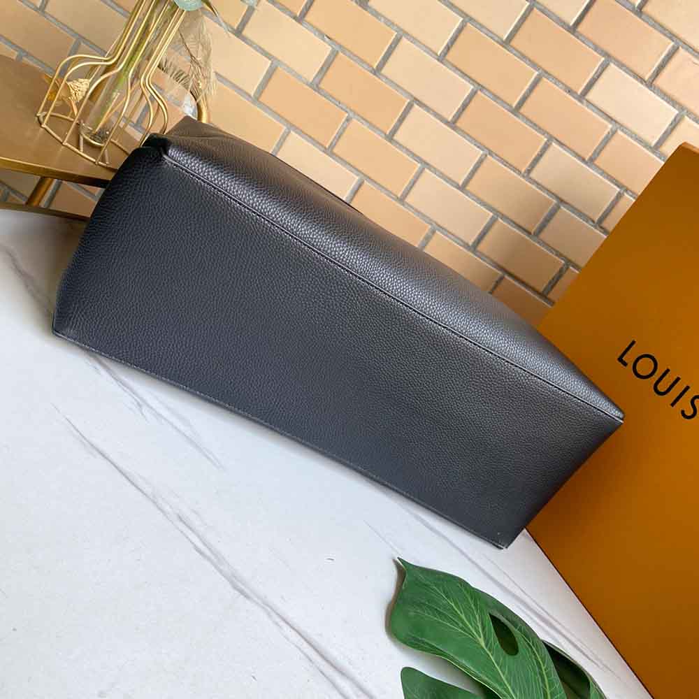 Replica Louis Vuitton Lockme Shopper M57346 Beige/Black/Green - Image 6