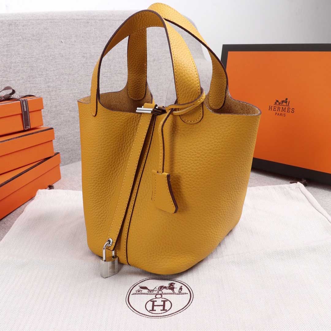 Replica Hermes Aaa-Picotin Lock 22Cm&18Cm Bag Blue/Orange/Pink - Image 11