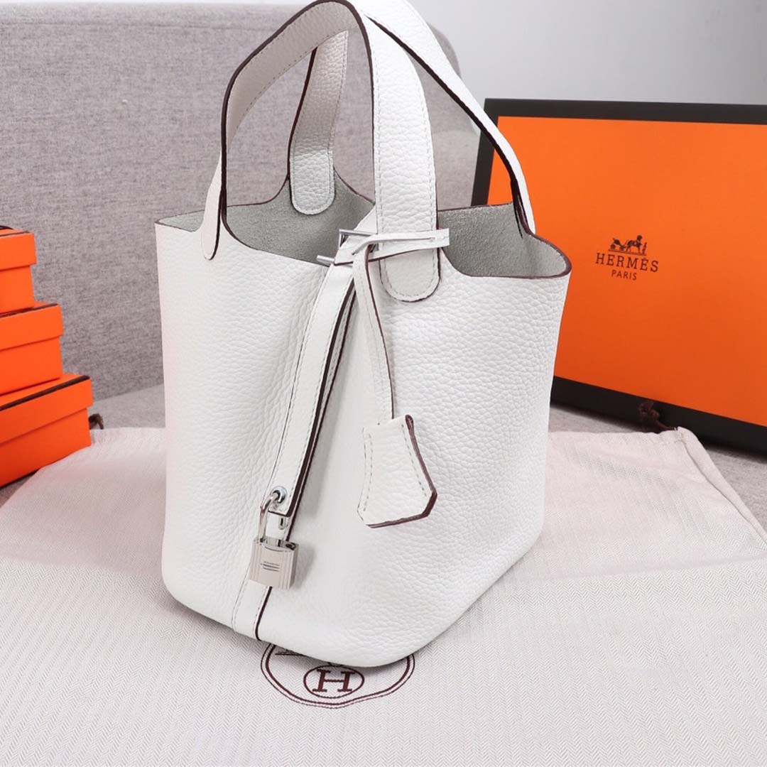 Replica Hermes Aaa-Picotin Lock 22Cm&18Cm Bag Blue/Orange/Pink - Image 13