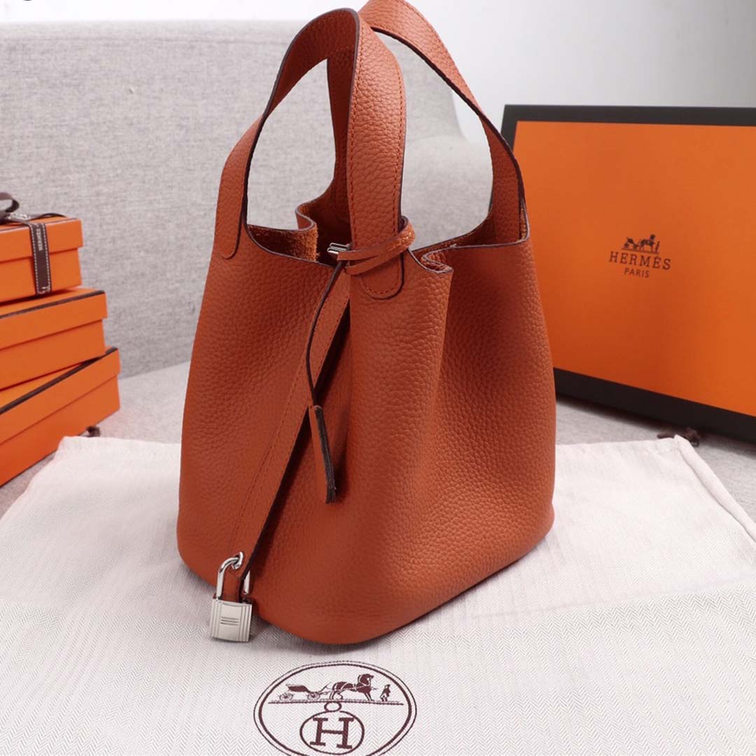 Replica Hermes Aaa-Picotin Lock 22Cm&18Cm Bag Blue/Orange/Pink - Image 22