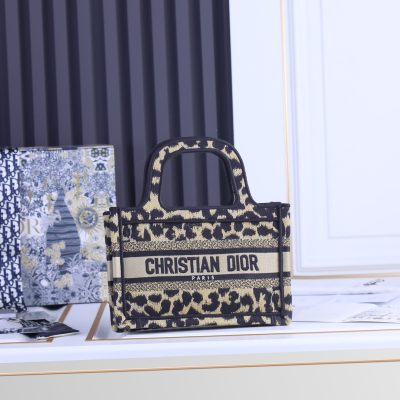 Alternative view of Replica Dior Multicolor Mizza Embroidery Mini Book Tote