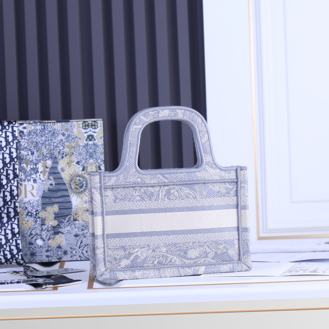 Replica Dior Toile De Jouy Mini Book Tote - Image 11