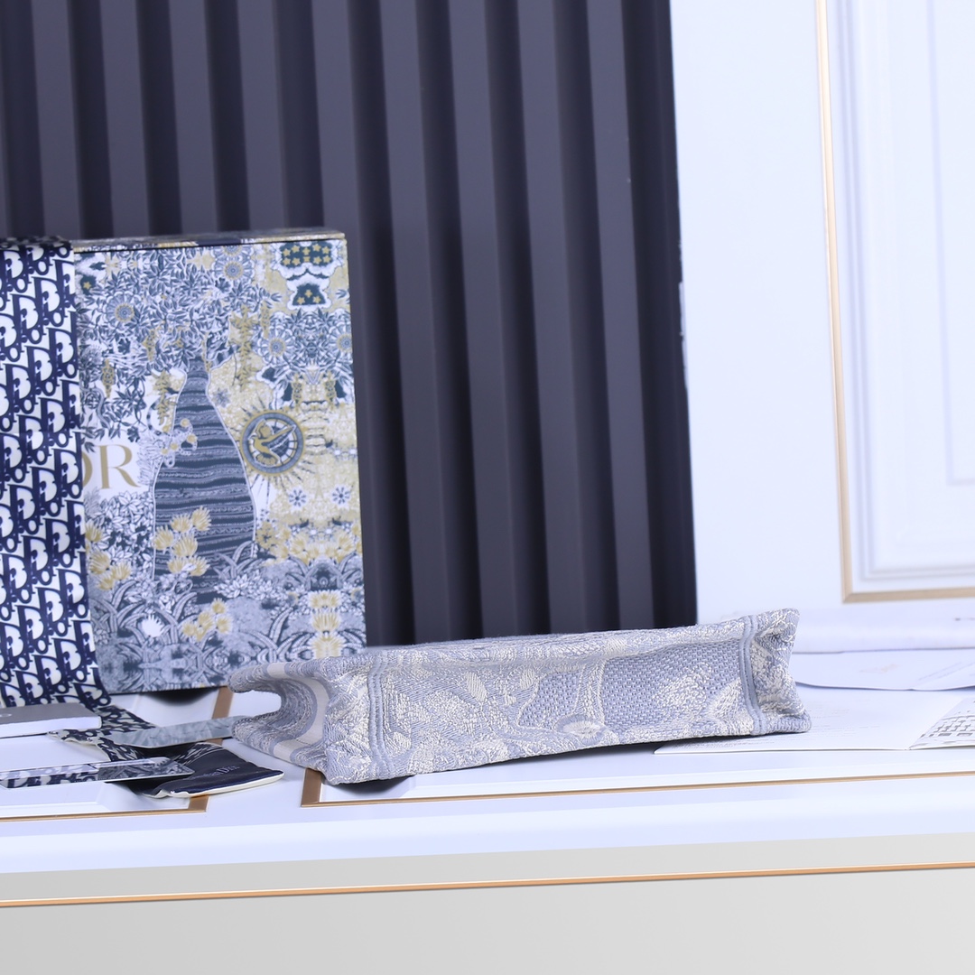 Replica Dior Toile De Jouy Mini Book Tote - Image 12