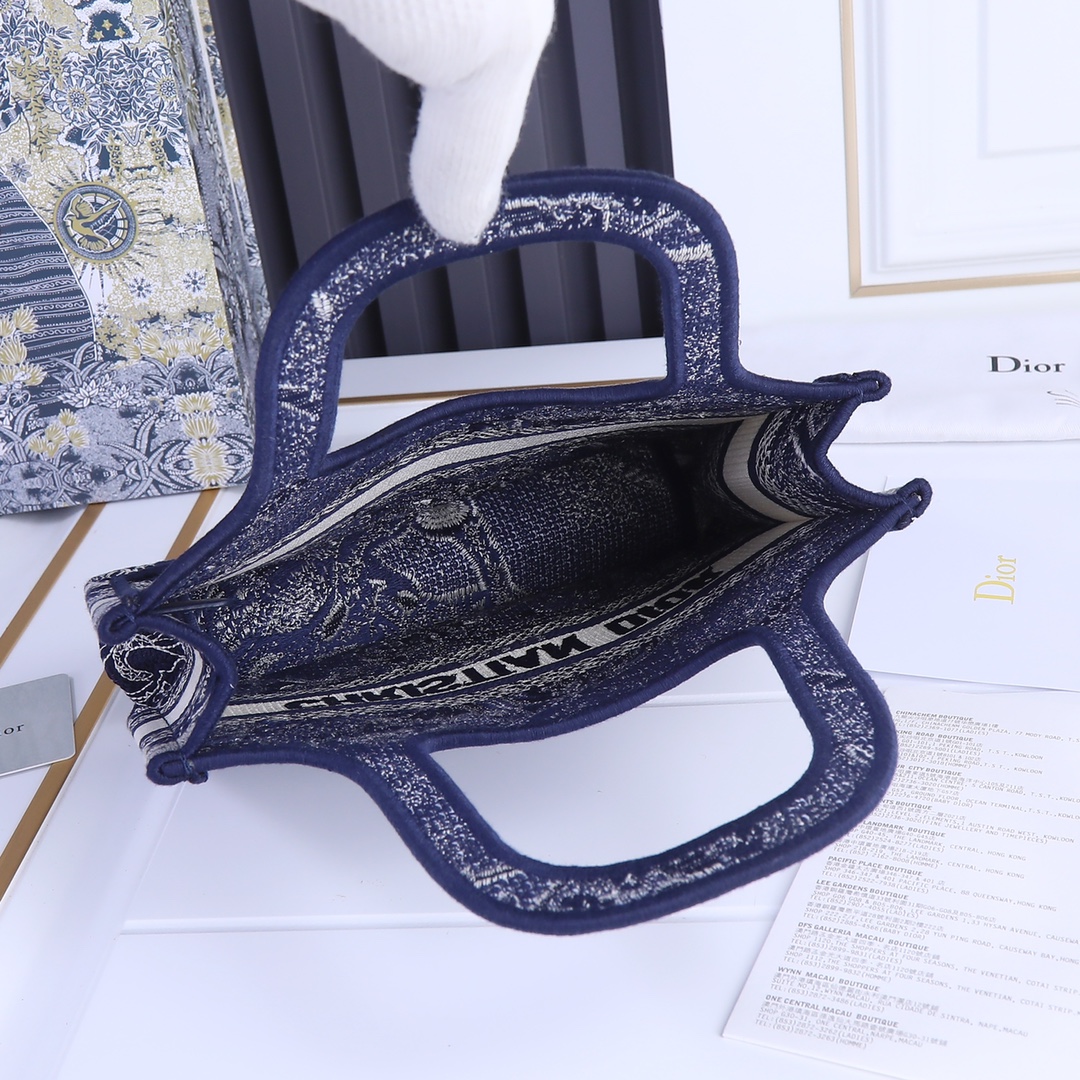 Replica Dior Toile De Jouy Mini Book Tote - Image 5