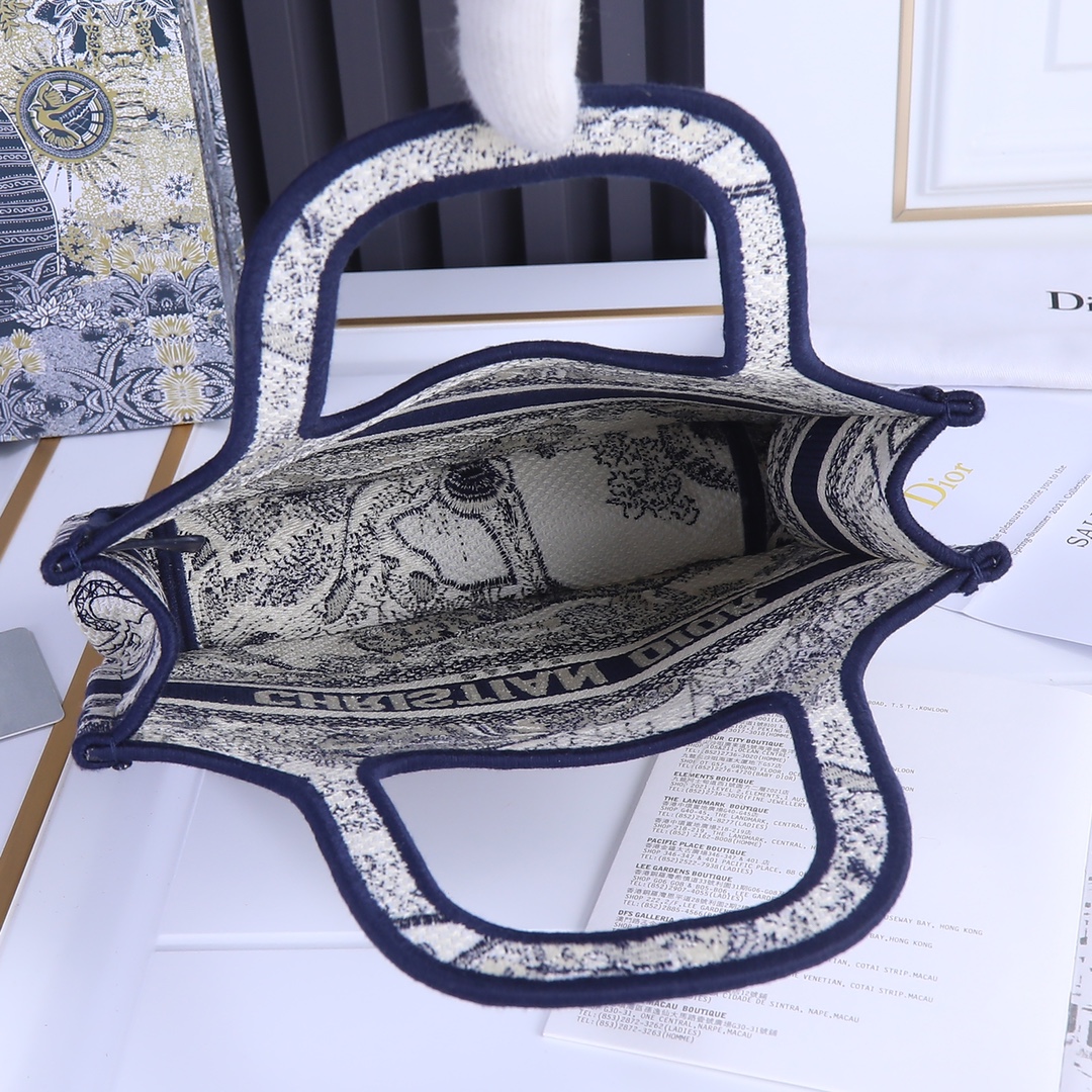 Replica Dior Toile De Jouy Mini Book Tote - Image 9