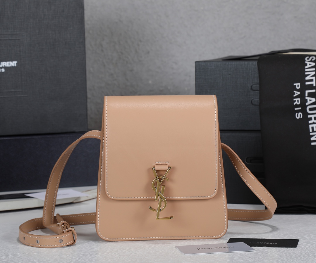 Replica Ysl Kaia North/South Satchel In Vegetable- Black/Beige - Image 6