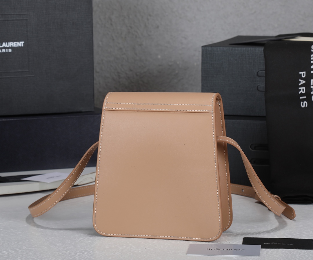 Replica Ysl Kaia North/South Satchel In Vegetable- Black/Beige - Image 8