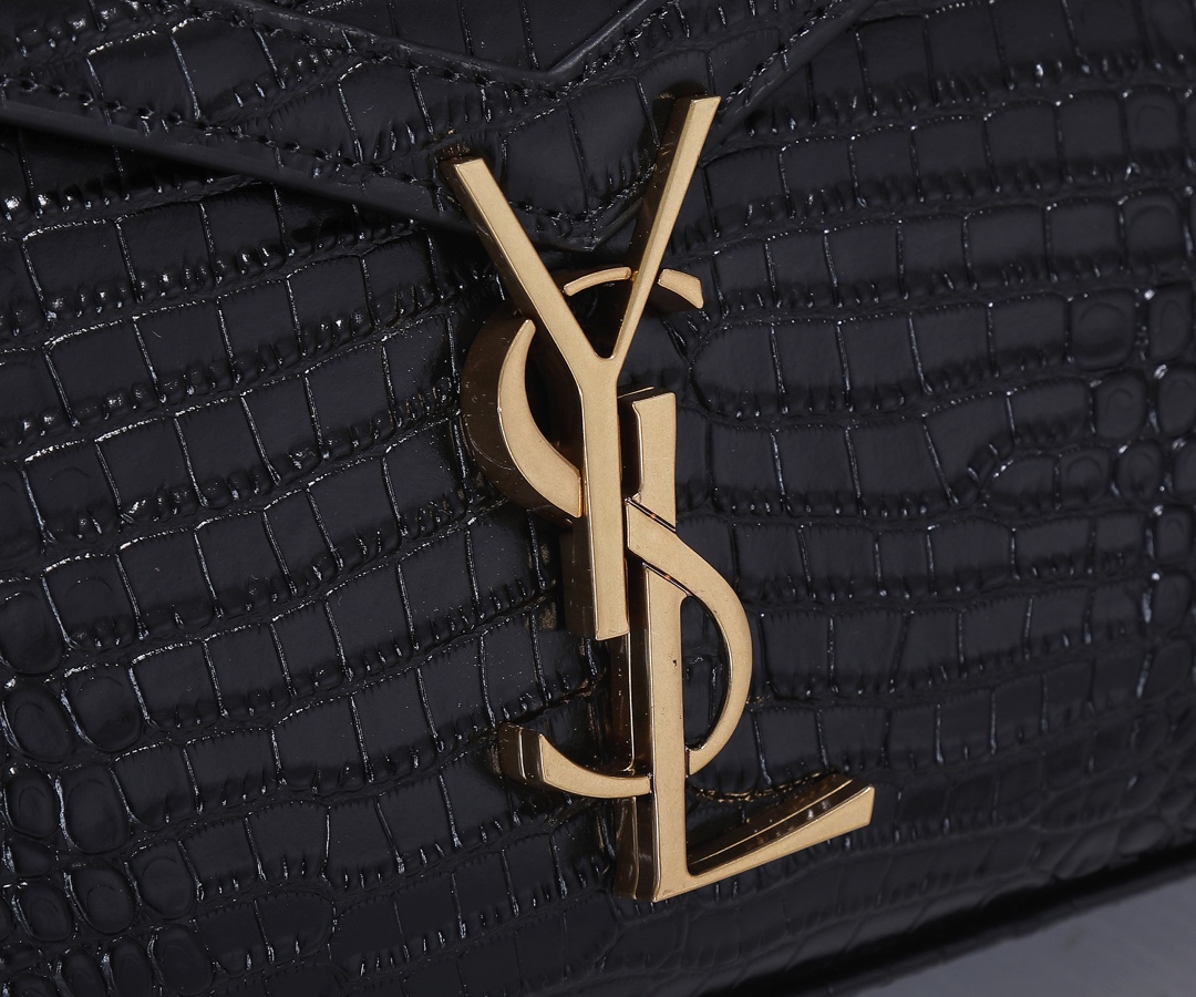 Replica Ysl Cassandra Crocodile Leather Mini Top Handle Bag - Image 5