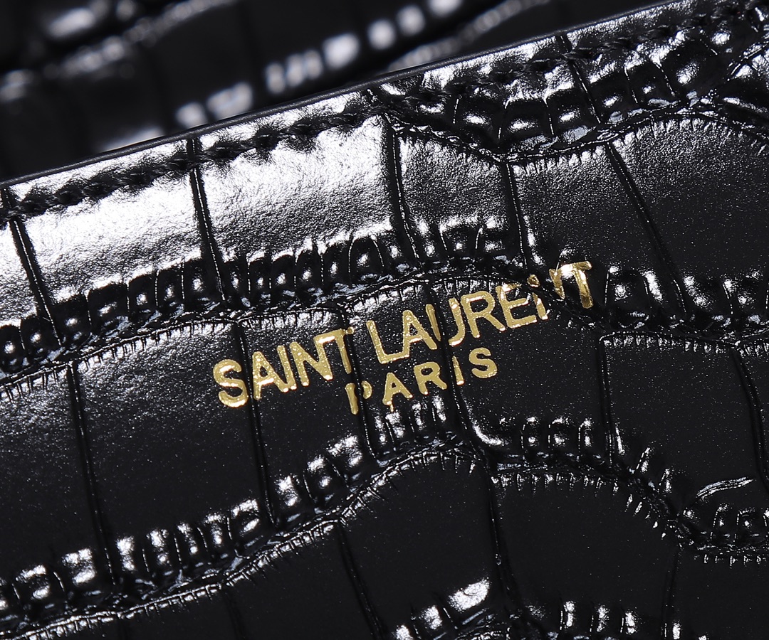 Replica Ysl Cassandra Crocodile Leather Mini Top Handle Bag - Image 7