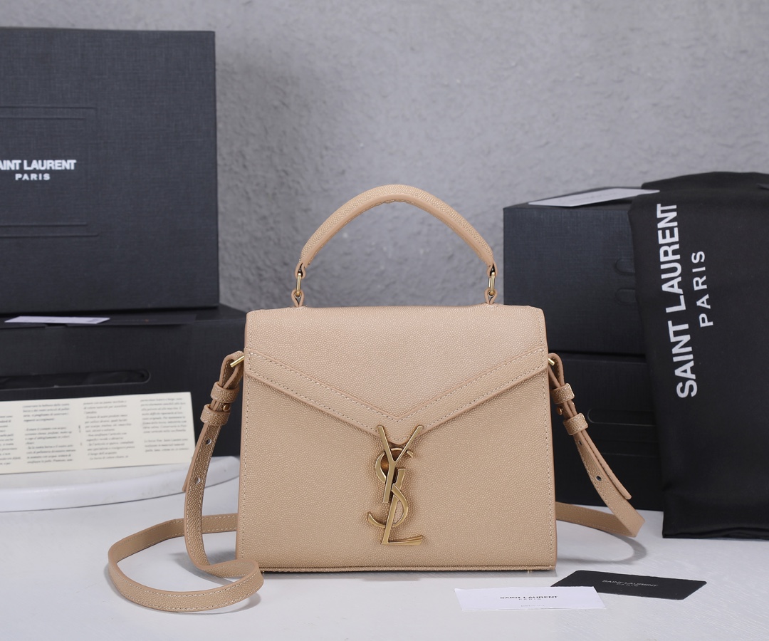 Replica Ysl Cassandra Grain De Poudre Leather Mini Top Handle Bag - Image 6
