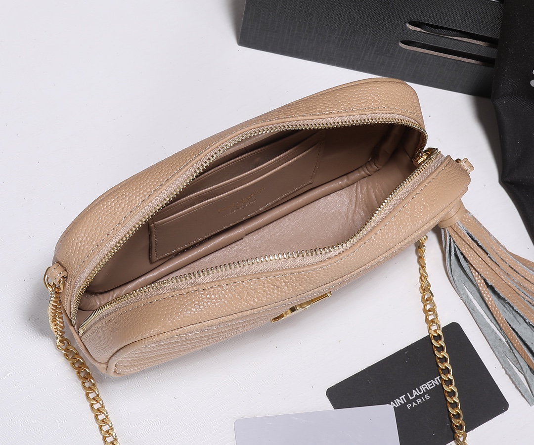 Replica Ysl Lou Mini Bag Gold Hardware - Image 10