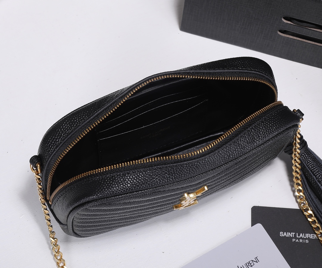 Replica Ysl Lou Mini Bag Gold Hardware - Image 5