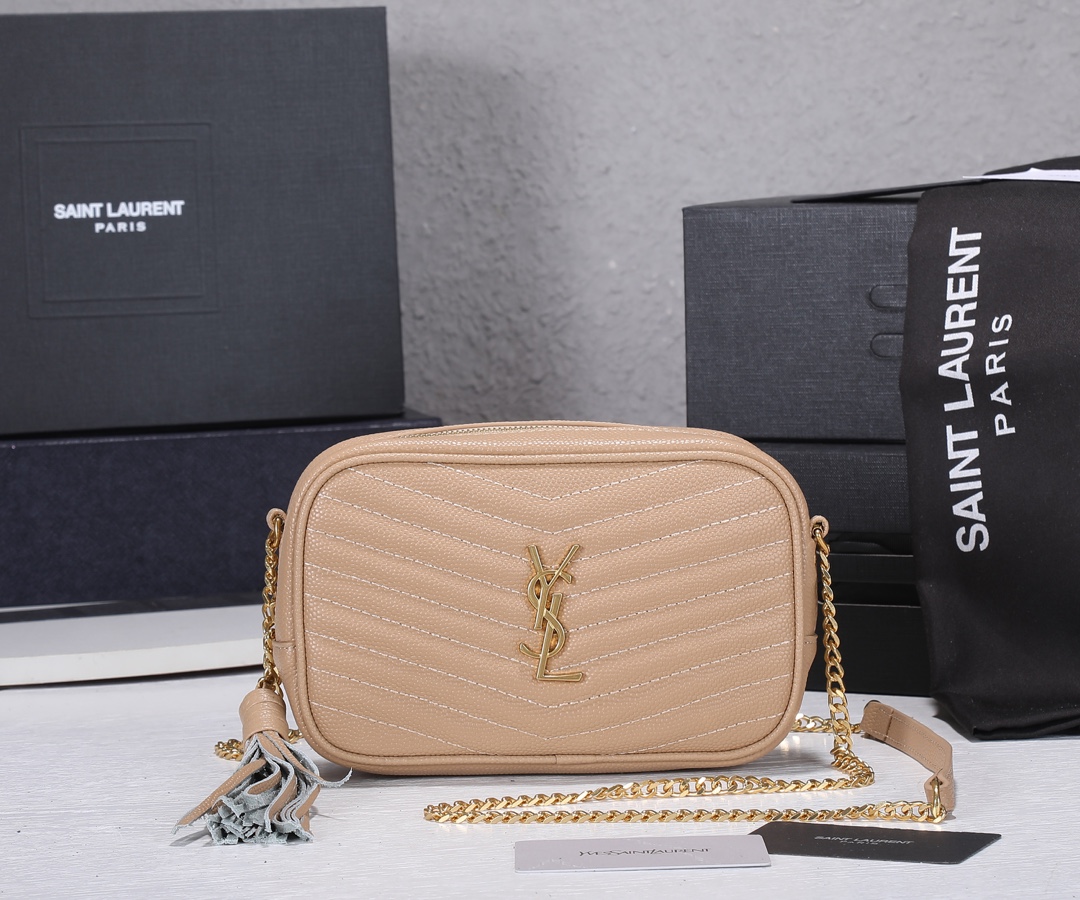 Replica Ysl Lou Mini Bag Gold Hardware - Image 6