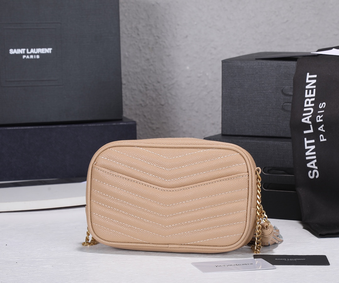 Replica Ysl Lou Mini Bag Gold Hardware - Image 7