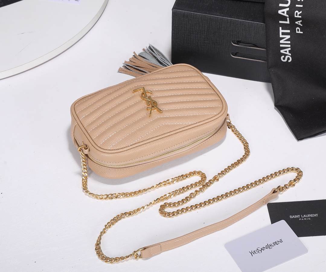 Replica Ysl Lou Mini Bag Gold Hardware - Image 8