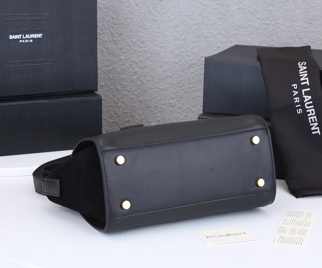 Replica Ysl Monogram Cabas Downtown Leather Bag - Image 10