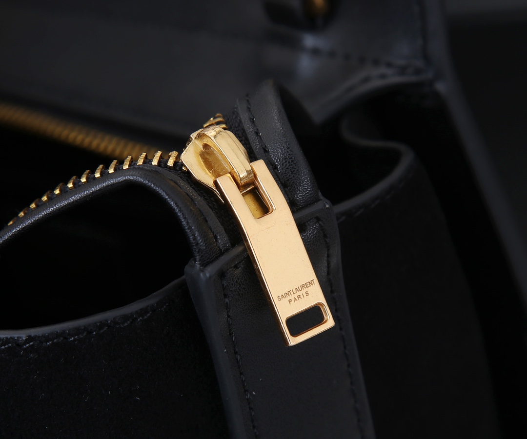 Replica Ysl Monogram Cabas Downtown Leather Bag - Image 11