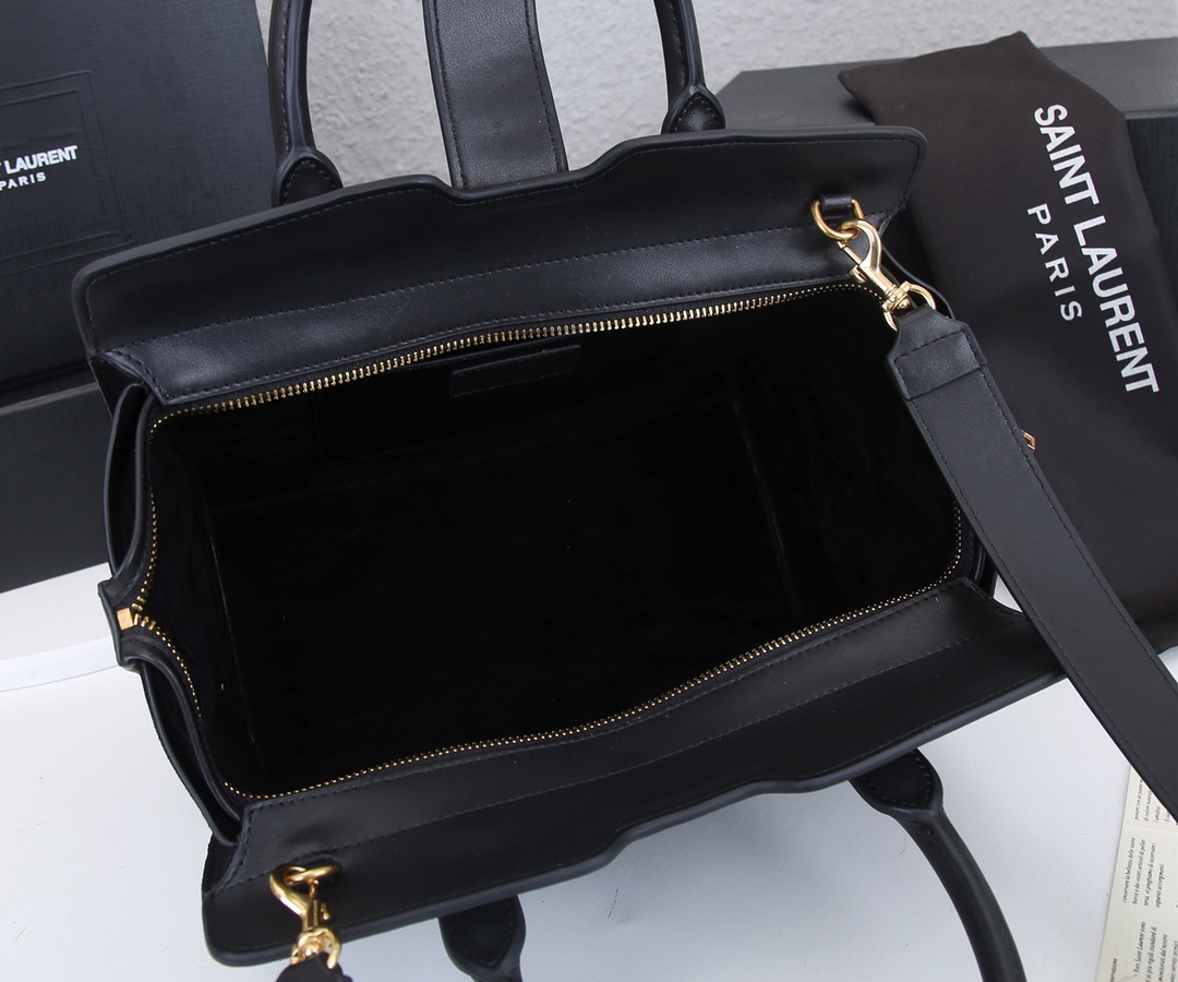 Replica Ysl Monogram Cabas Downtown Leather Bag - Image 12