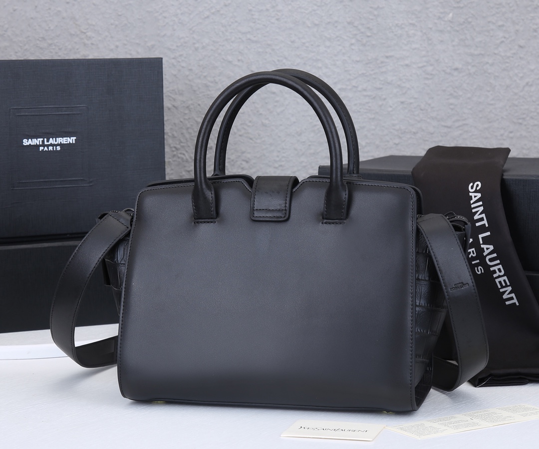 Replica Ysl Monogram Cabas Downtown Leather Bag - Image 3