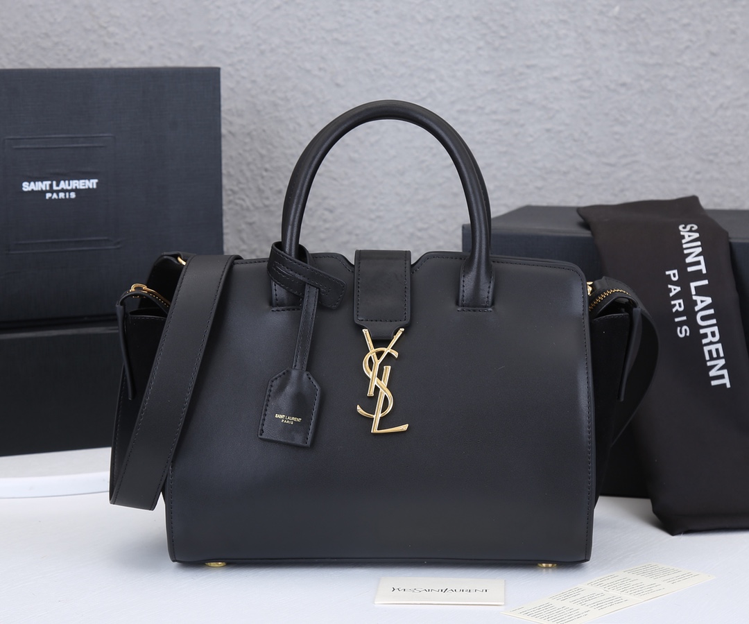 Replica Ysl Monogram Cabas Downtown Leather Bag - Image 7