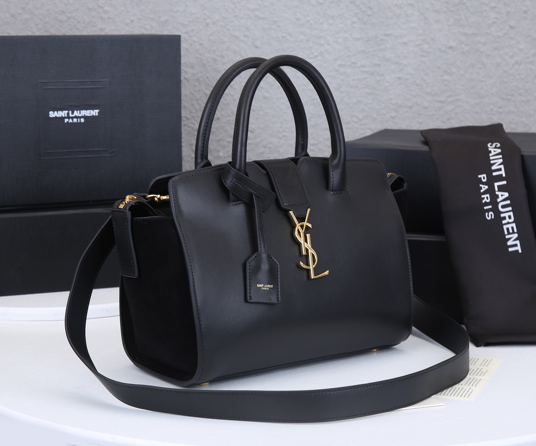Replica Ysl Monogram Cabas Downtown Leather Bag - Image 8