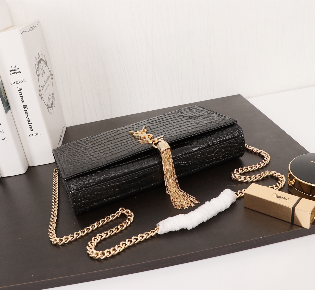 Replica Ysl Kate Medium Bag With Gold Tassel- 4Colors - Image 3