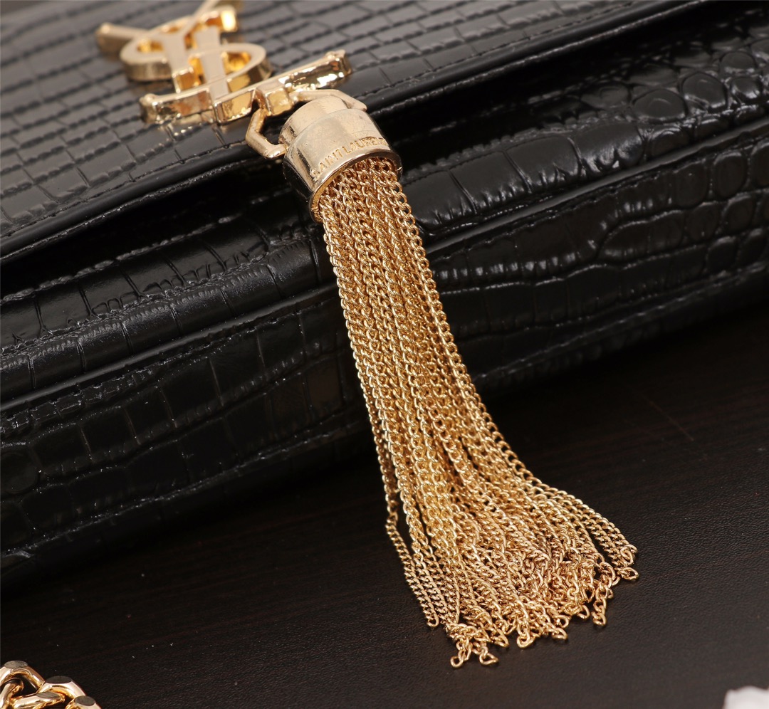 Replica Ysl Kate Medium Bag With Gold Tassel- 4Colors - Image 4