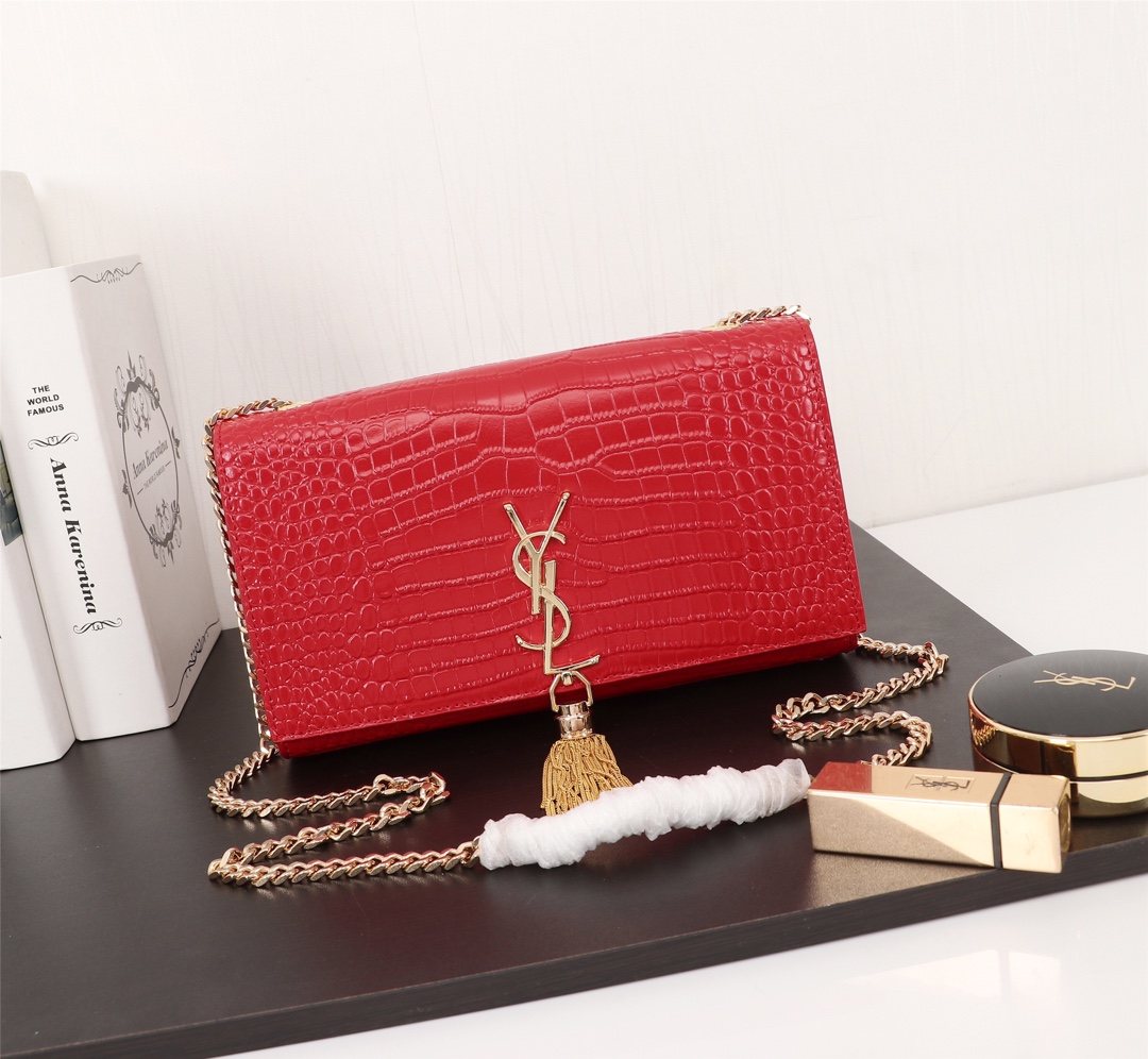 Replica Ysl Kate Medium Bag With Gold Tassel- 4Colors - Image 6