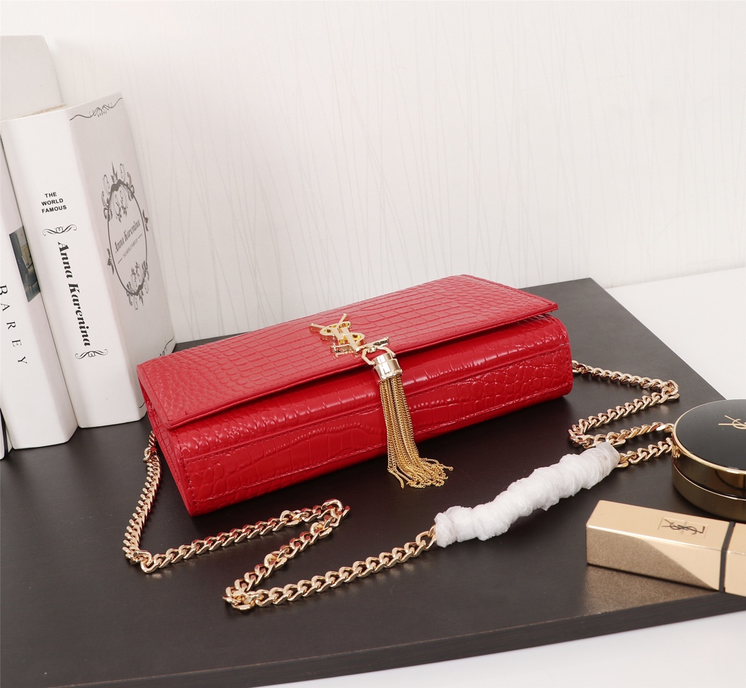 Replica Ysl Kate Medium Bag With Gold Tassel- 4Colors - Image 9