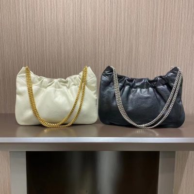 Alternative view of Replica Ysl Mini Leather Shoulder Hobo Bag