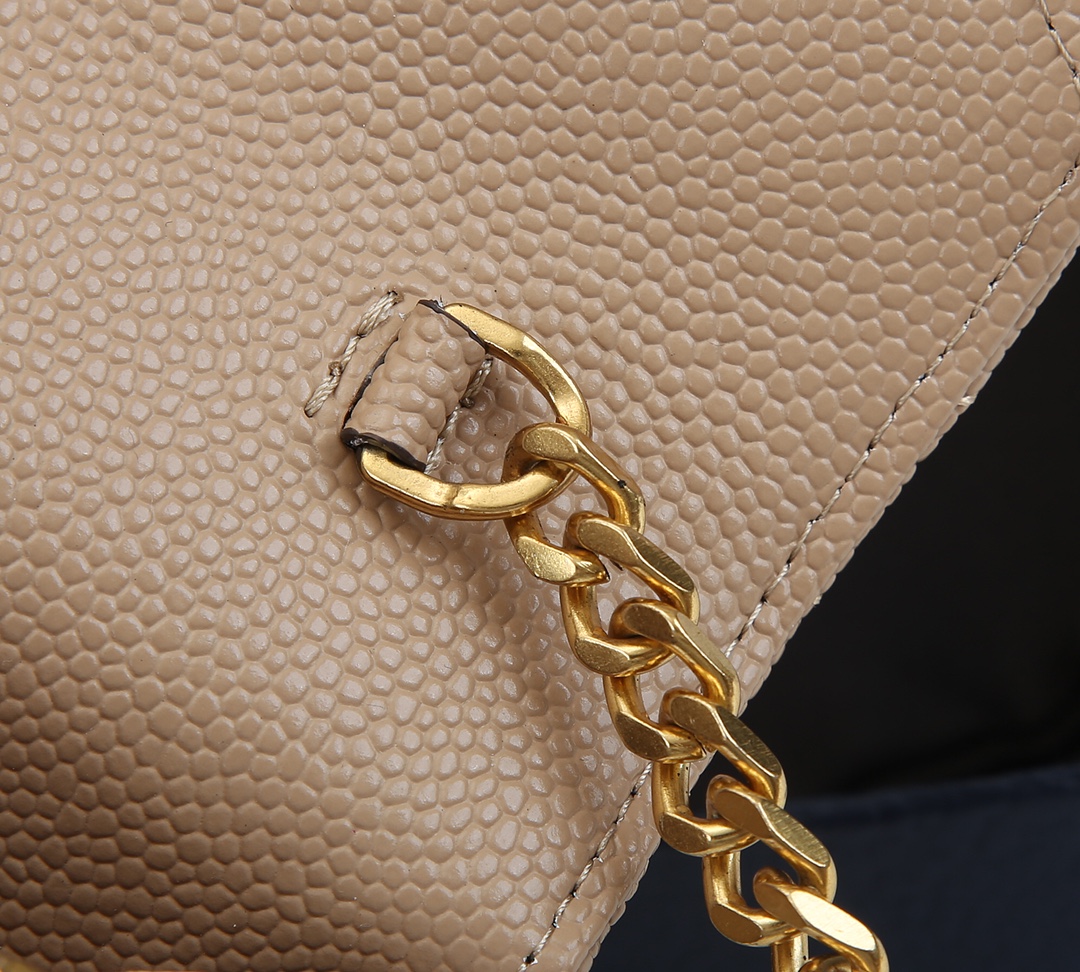 Replica Ysl Envelope Chain Wallet In Grain De Poudre Embossed Leather 1888 - Image 7