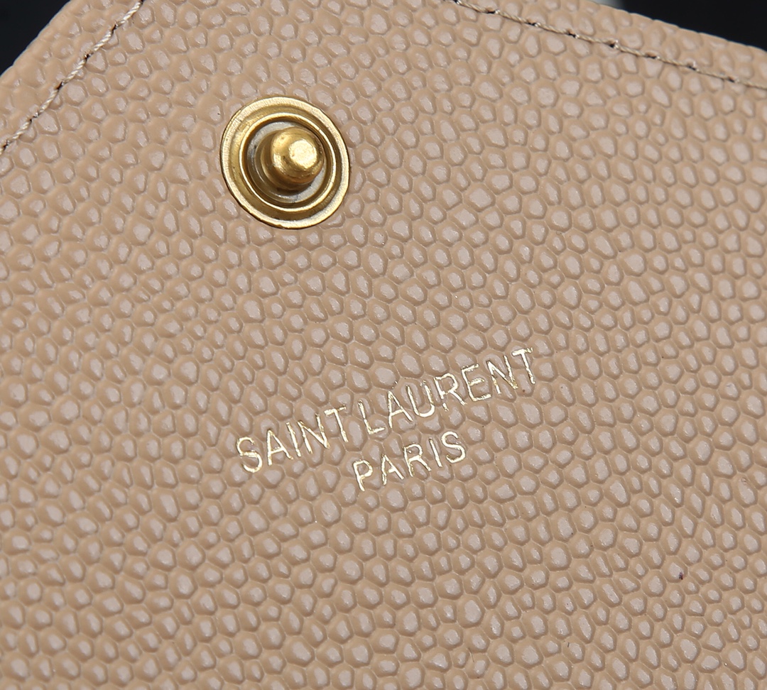 Replica Ysl Envelope Chain Wallet In Grain De Poudre Embossed Leather 1888 - Image 8