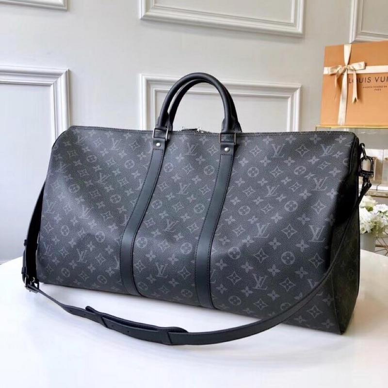 Louis Vuitton Duffle Bag LV Black Monogram for Sale in
