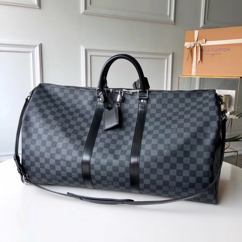 Replica Louis Vuitton Keepall Bandouliere 50 Bag In Taurillon