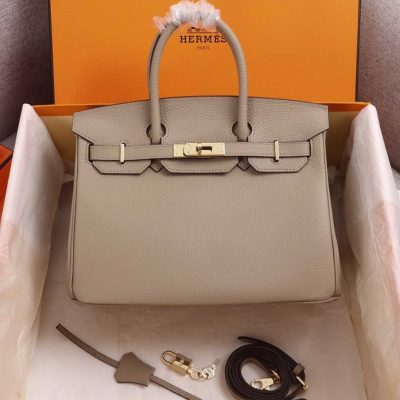 Replica Hermes Aaa-Birkin 25/30/35 Bag Beige/Orange/Navy