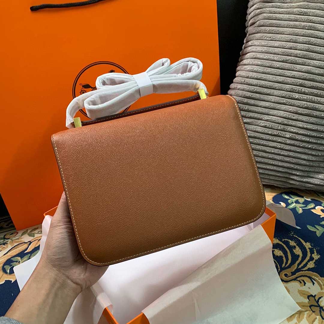Replica Hermes Aaa-Constance Handbag 24Cm&19Cm Black/White/Pink - Image 28