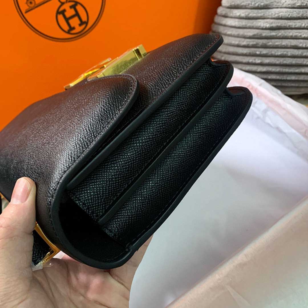 Replica Hermes Aaa-Constance Handbag 24Cm&19Cm Black/White/Pink - Image 7